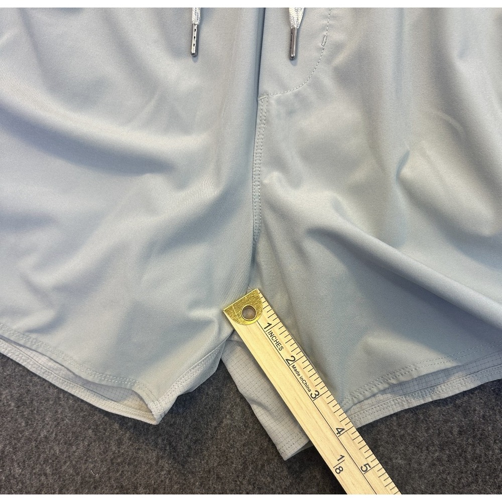 Vuori Men's Course Run Short Size XL Green/Blue Lined Athletic Gym Activewear - Picture 16 of 16